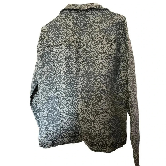 ASHLEY MASON SIZE LARGE BROWN CHEETAH JACKET - Picture 3 of 3